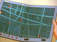 Elektronischer Stadtplan